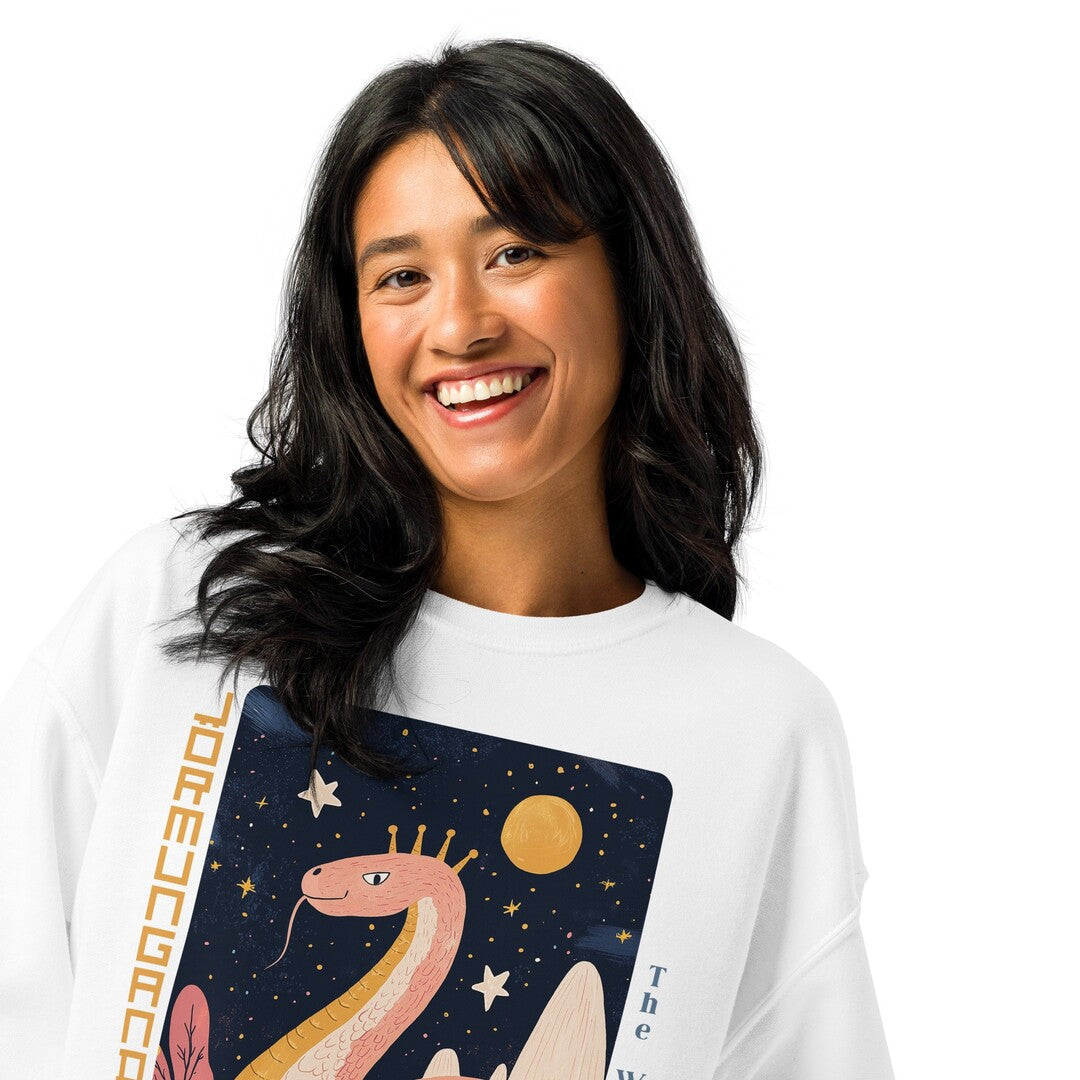 Jörmungandr Heavyweight Oversized Sweatshirt — detail view 3