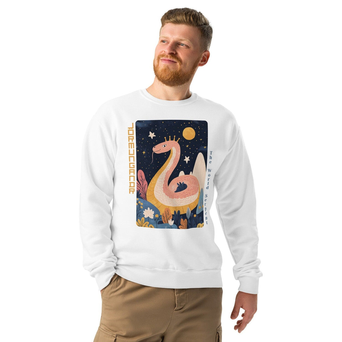Jörmungandr Heavyweight Oversized Sweatshirt — detail view 5
