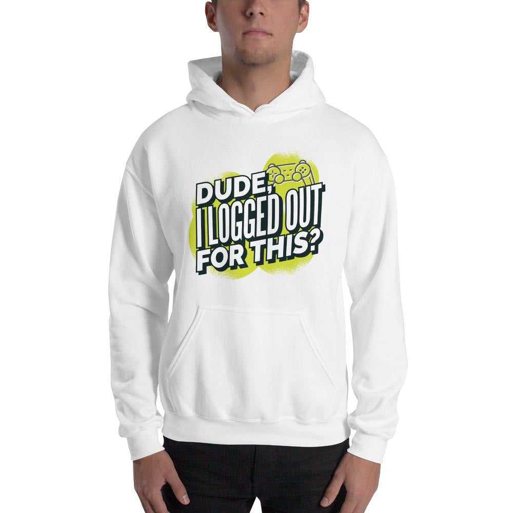 Logged Out Unisex Hooded Sweatshirt