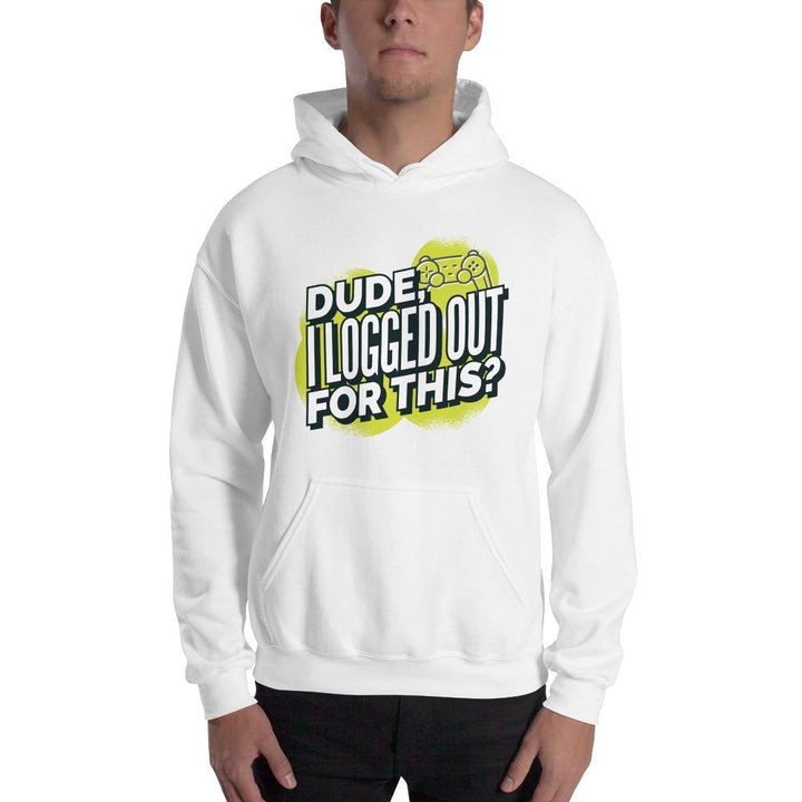 Logged Out Unisex Hooded Sweatshirt