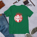 Karate Turtle Half Sleeve T-Shirt — Green