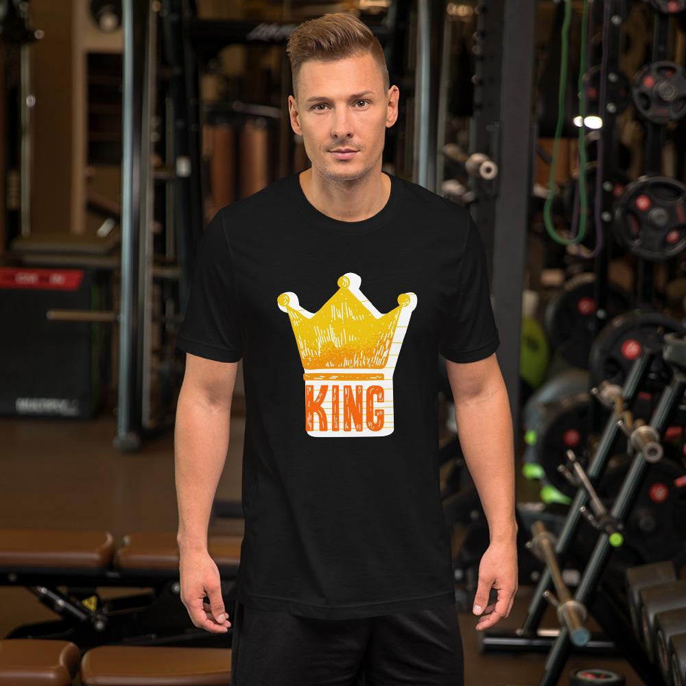 King With Crown Half Sleeve T-Shirt — detail view 10