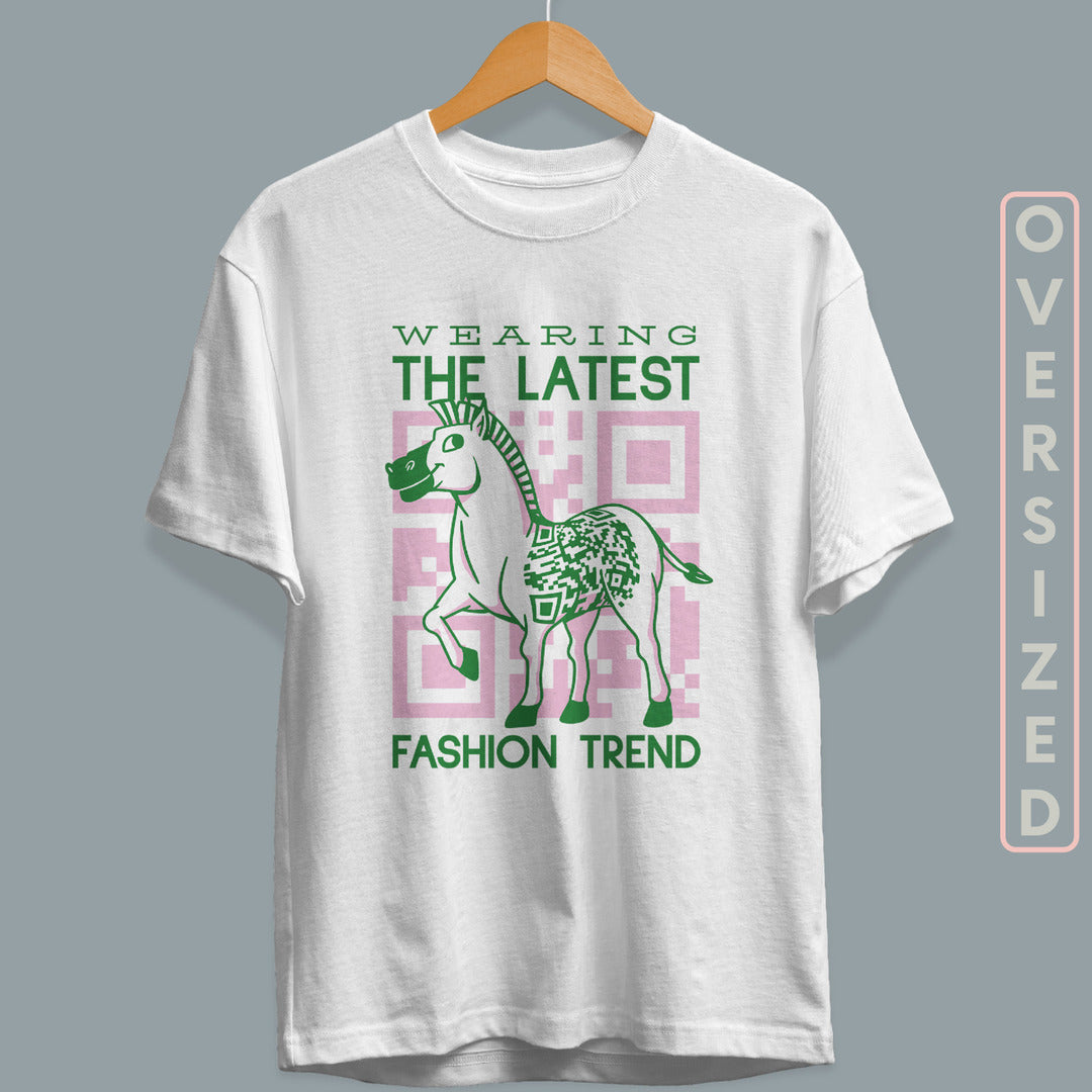 Latest Fashion Trend Unisex Oversized T-Shirt — back view