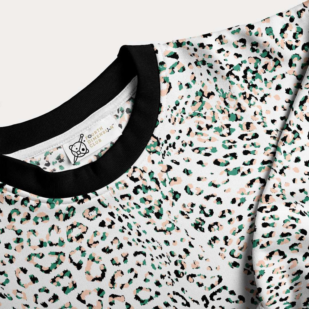 Leopard Pattern Unisex Sweatshirt — back view