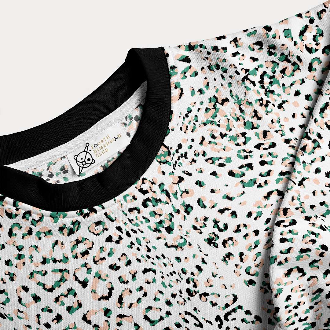 Leopard Pattern Unisex Sweatshirt — back view