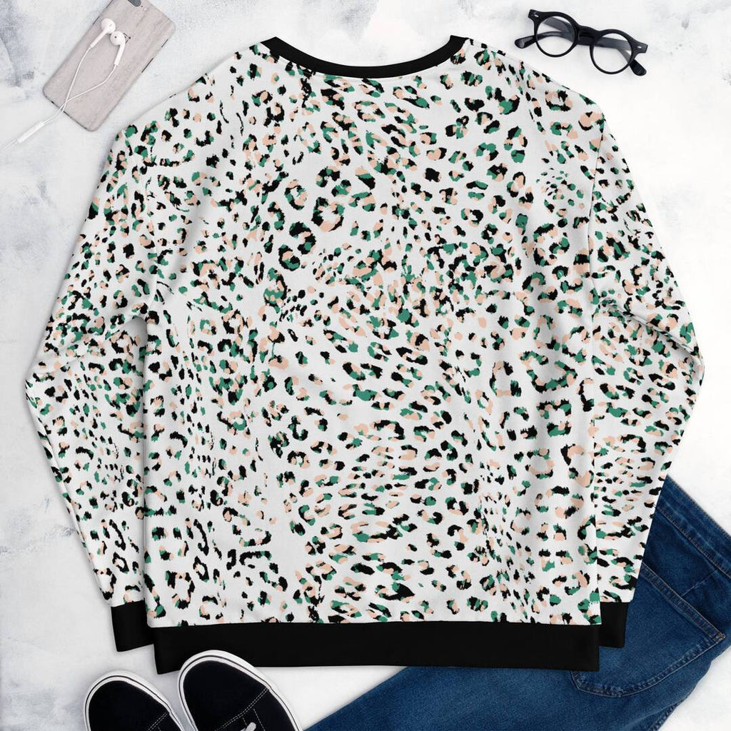 Leopard Pattern Unisex Sweatshirt — detail view 3