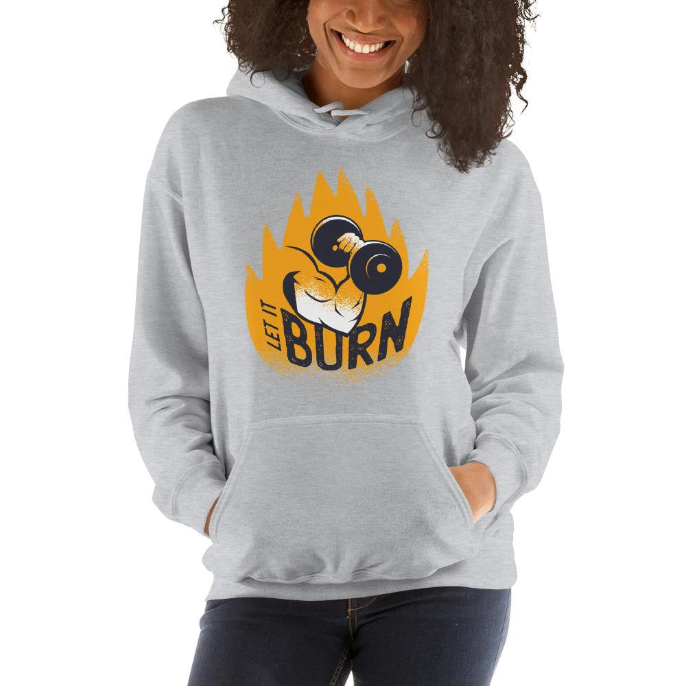 Let It Burn Unisex hooded Sweatshirt — detail view 3