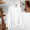 Let's Travel Unisex Hooded Sweatshirt — White