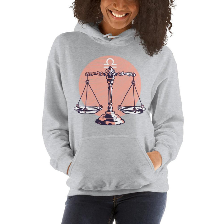 Libra Zodiac Unisex Hooded Sweatshirt
