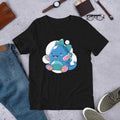 Baby Dino Half Sleeve T-Shirt — Black
