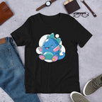 Baby Dino Half Sleeve T-Shirt — Black