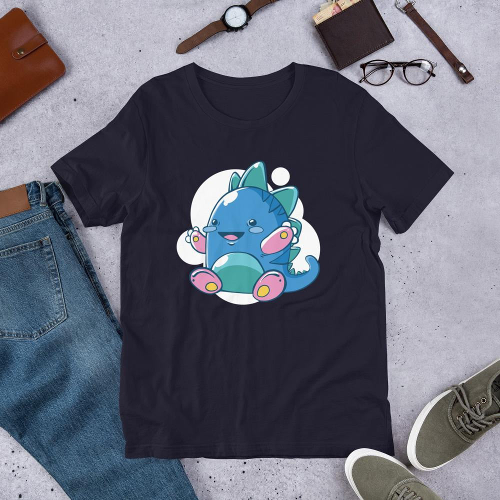 Baby Dino Half Sleeve T-Shirt — Navy