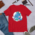 Baby Dino Half Sleeve T-Shirt — Red