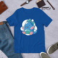 Baby Dino Half Sleeve T-Shirt — Blue
