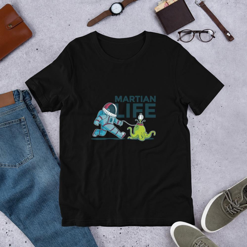 Martian Life Unisex Half Sleeve T-Shirt #Plus-sizes