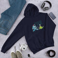Martian Life Unisex Hooded Sweatshirt — Navy