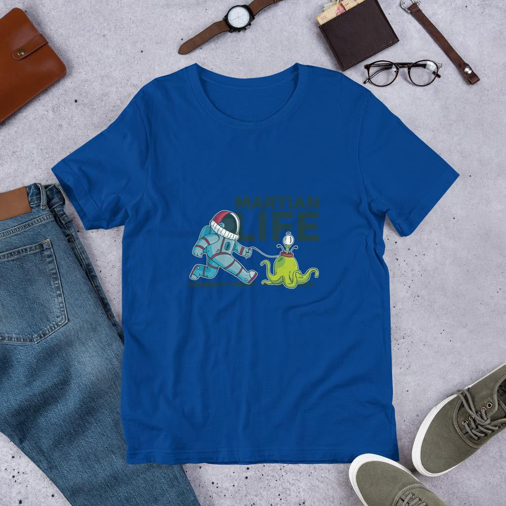Martian Life Unisex Half Sleeve T-Shirt #Plus-sizes