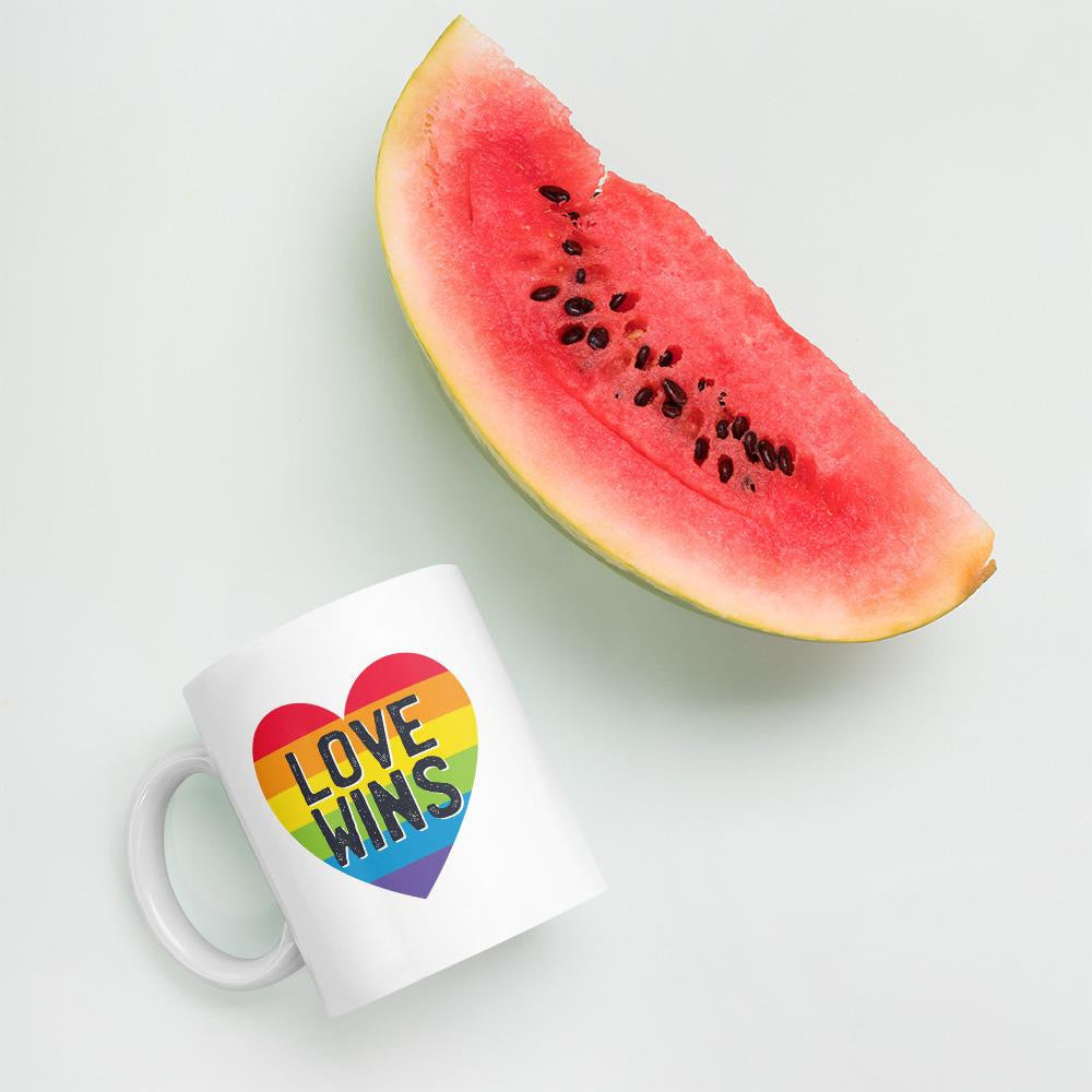 Love Wins Coffee Mug — detail view 5