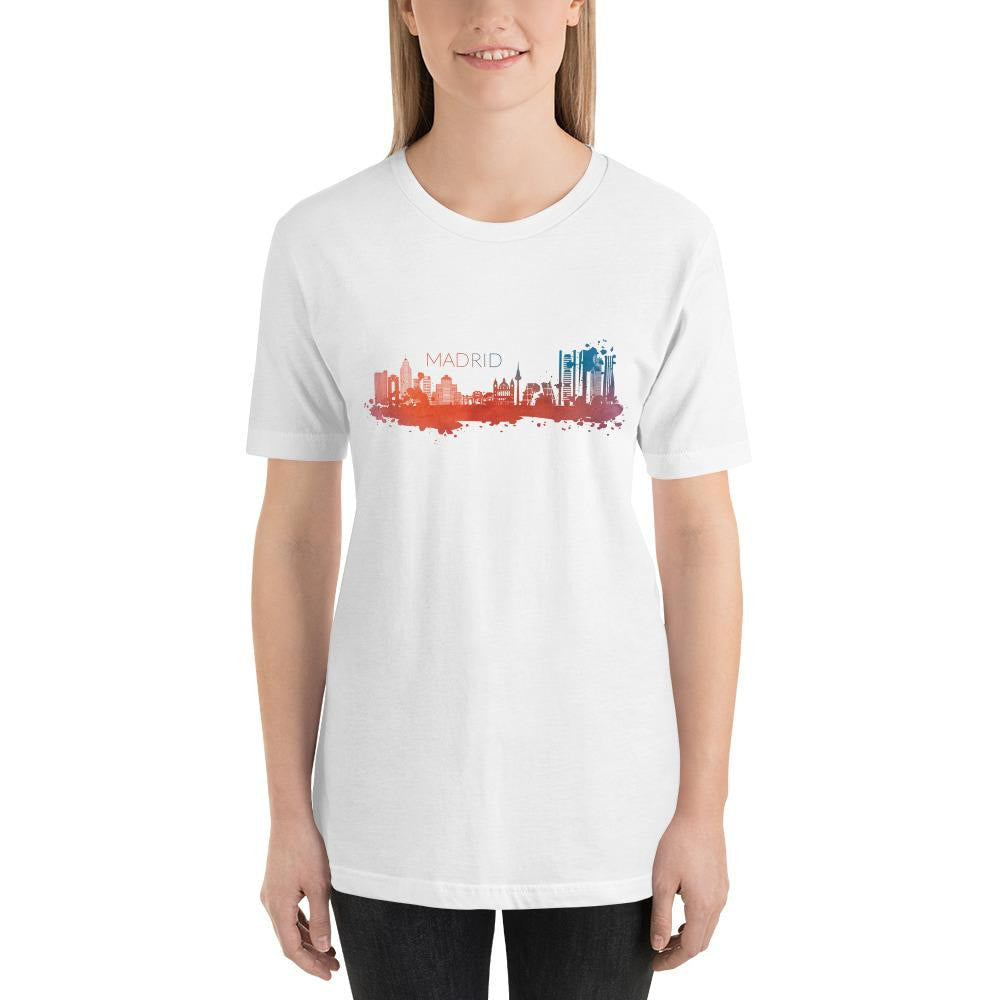 Madrid Skyline Half Sleeve T-Shirt
