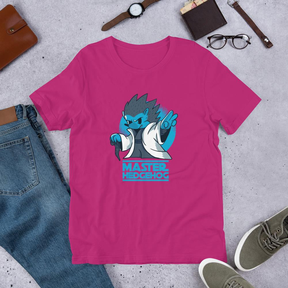 Master Hedgehog Half Sleeve T-Shirt — Pink