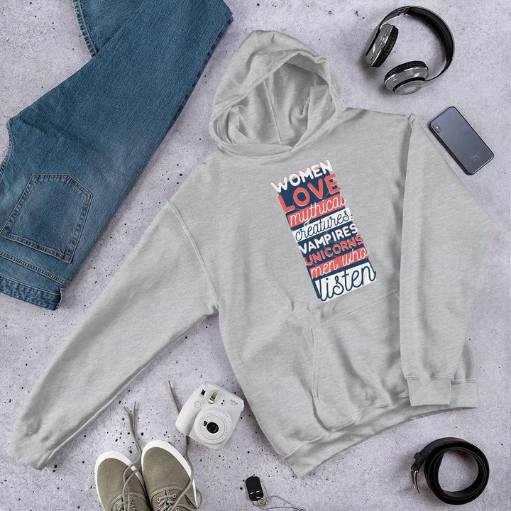 Men Who Listen Unisex Hooded Sweatshirt