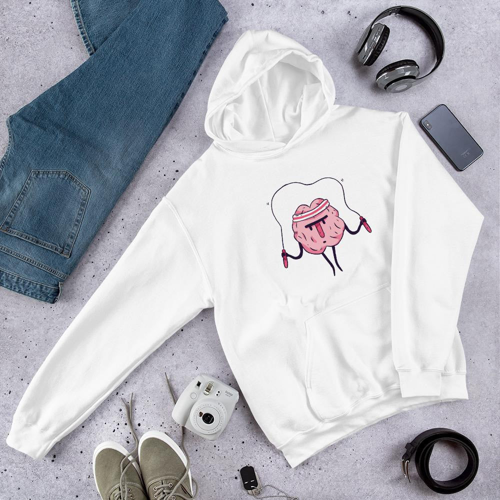 Jumping Rope Brain science hoodie front graphic – Fourth Dimension Club