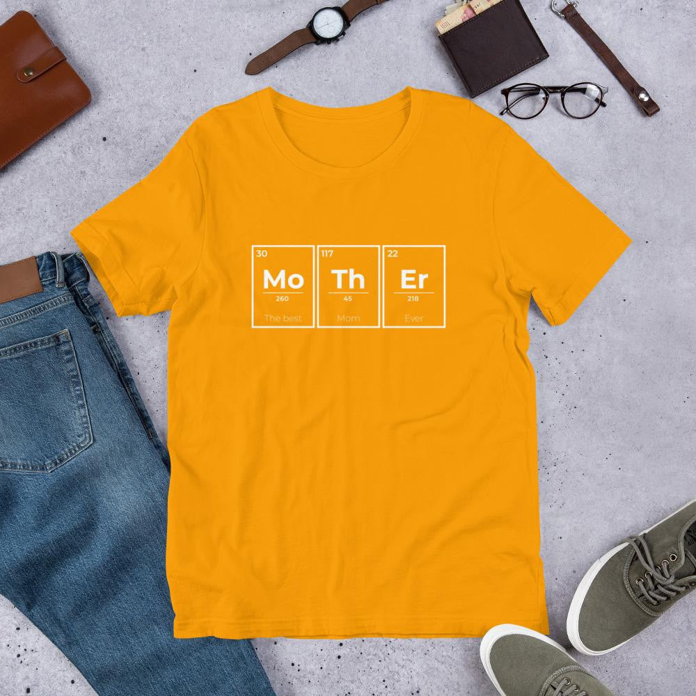 Mother Elements Half Sleeve T-Shirt — Gold