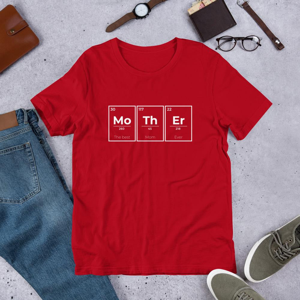 Mother Elements Half Sleeve T-Shirt — Red