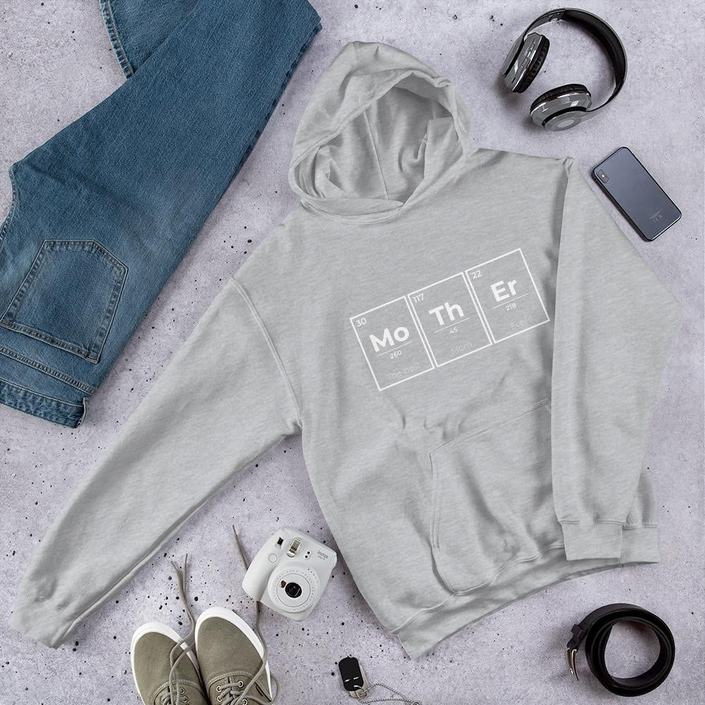 Mother Elements Unisex Hooded Sweatshirt — Grey