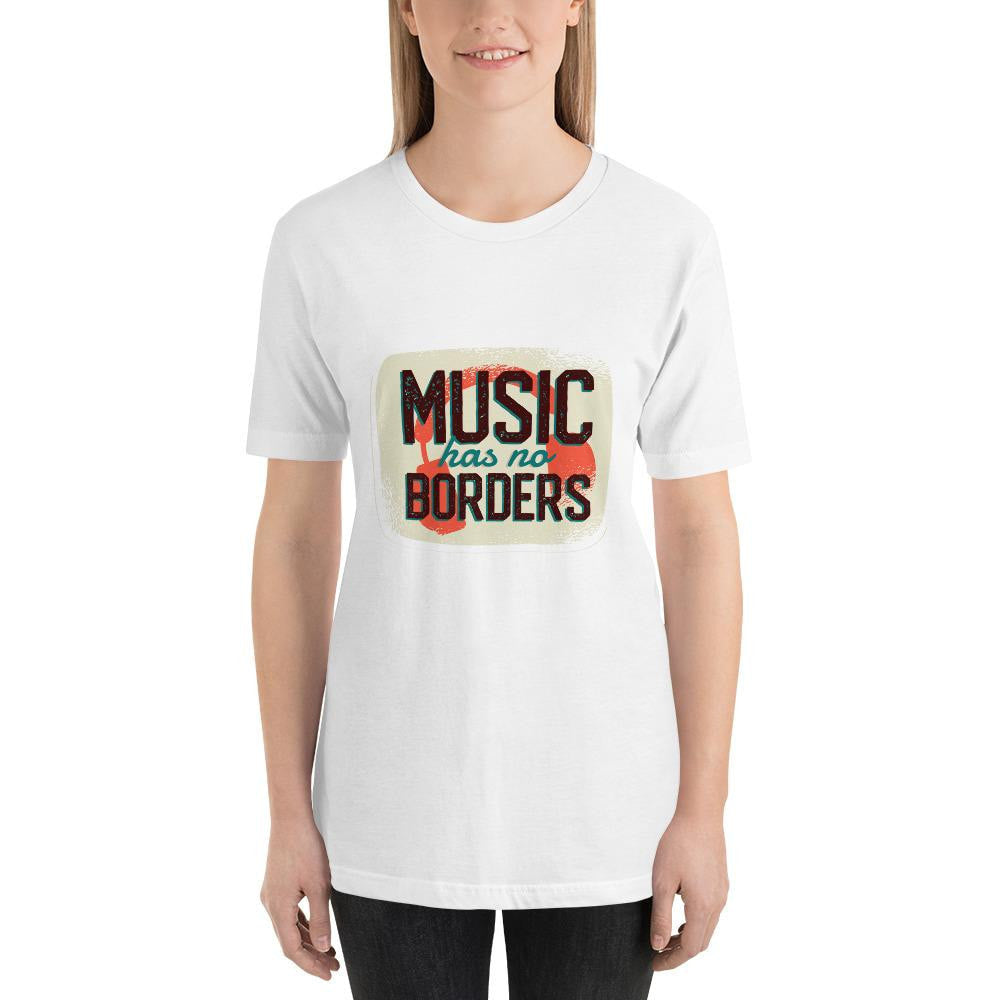 Music Has No Borders Half Sleeve T-Shirt — detail view 10