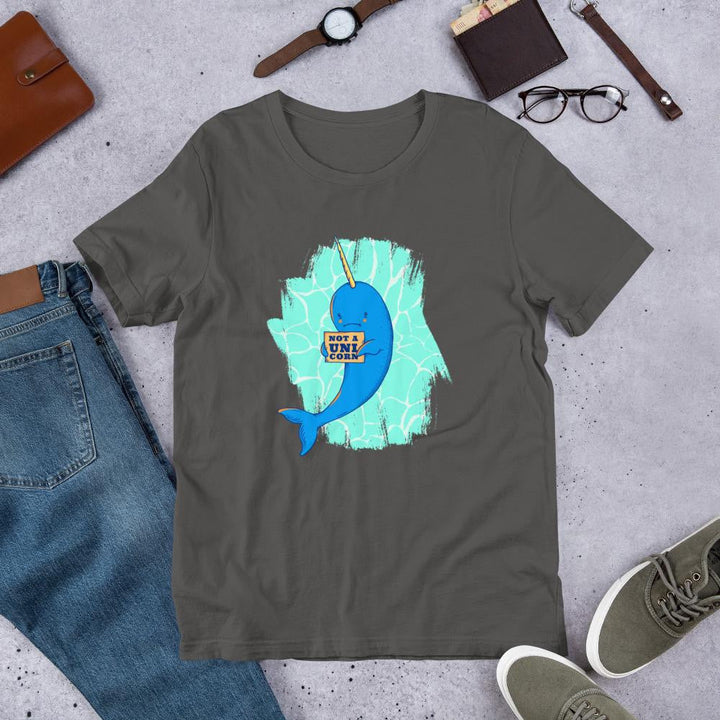Unicorn Whale Half Sleeve T-Shirt
