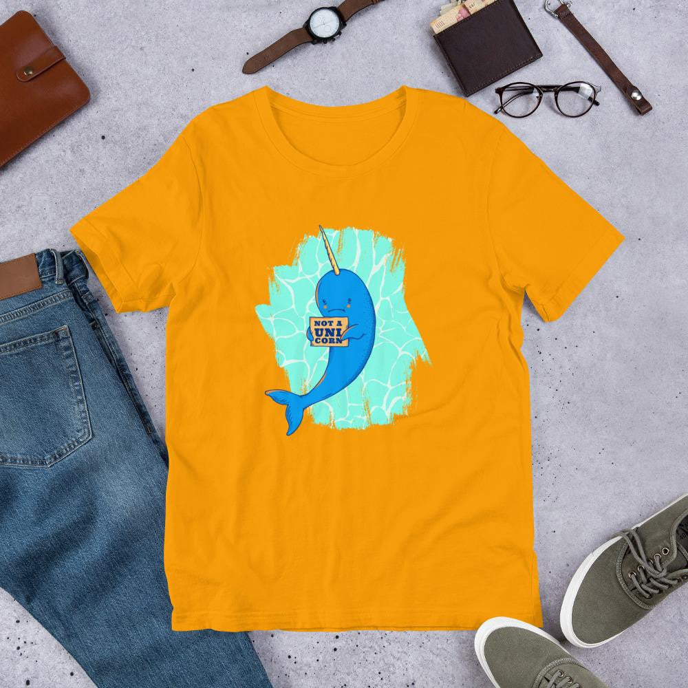 Unicorn Whale Half Sleeve T-Shirt
