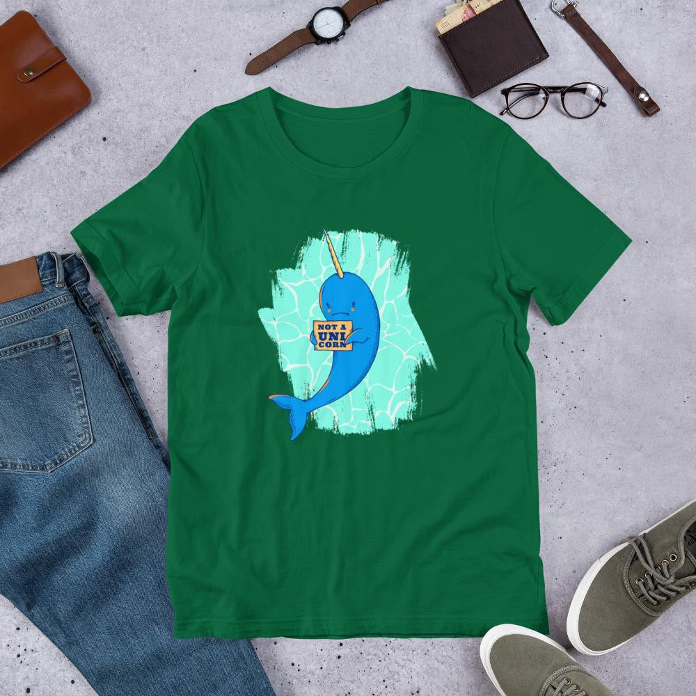 Unicorn Whale Half Sleeve T-Shirt