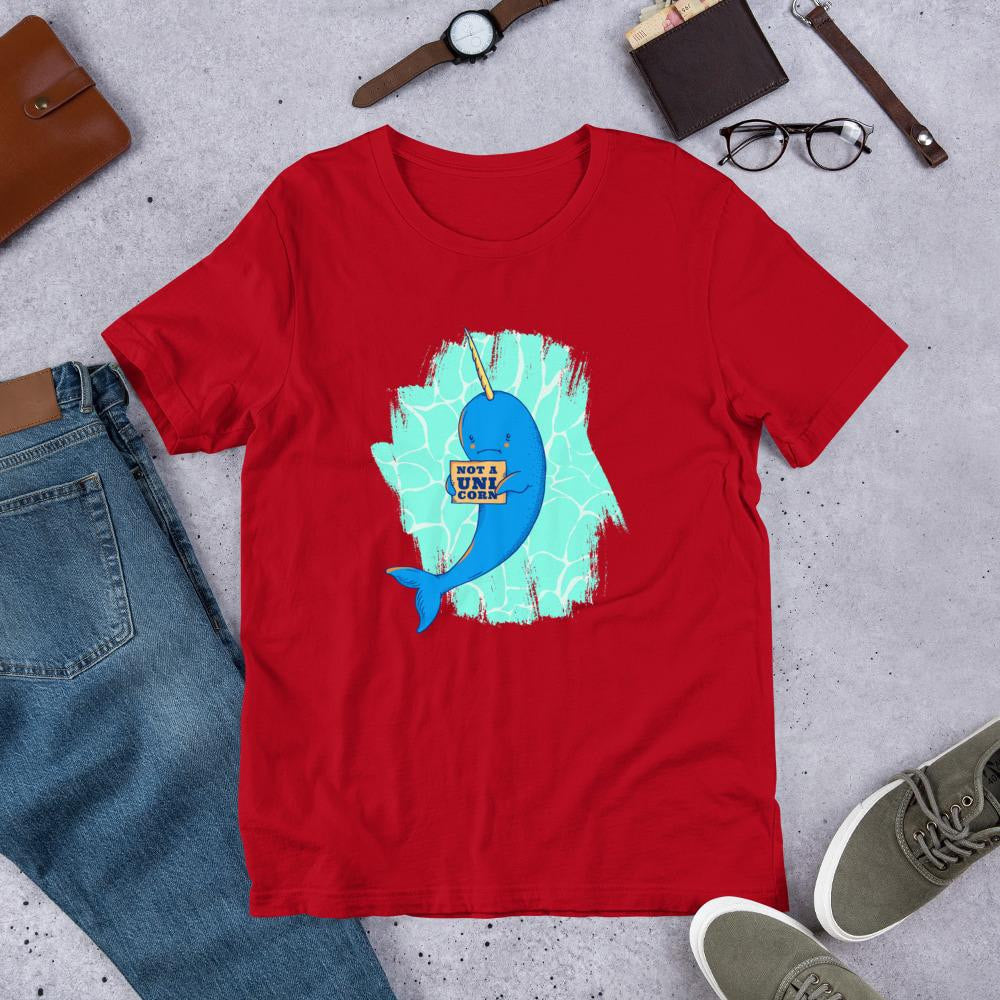 Unicorn Whale Half Sleeve T-Shirt