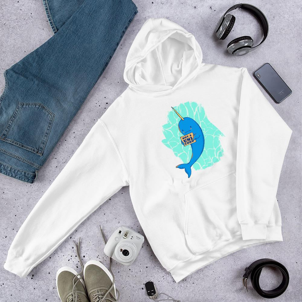 Unicorn Whale Unisex hooded Sweatshirt
