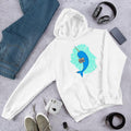 Unicorn Whale graphic hoodie – Fourth Dimension Club