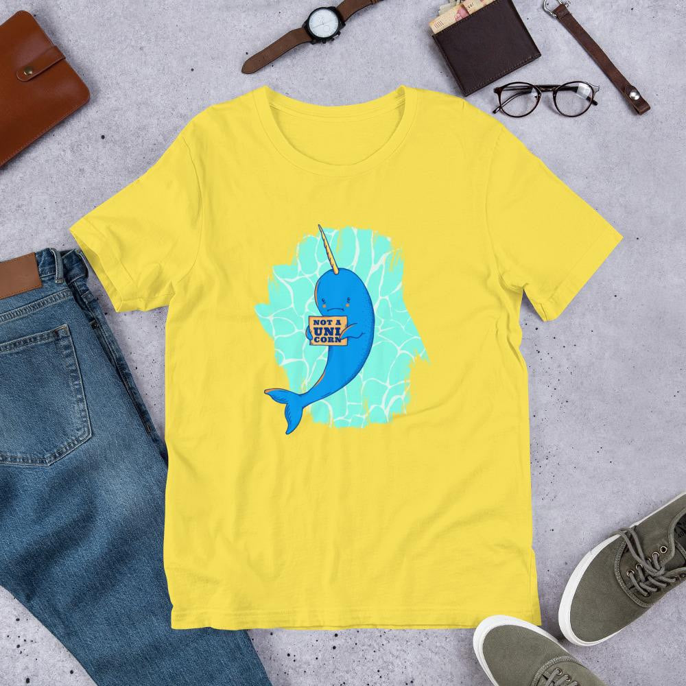 Unicorn Whale Half Sleeve T-Shirt