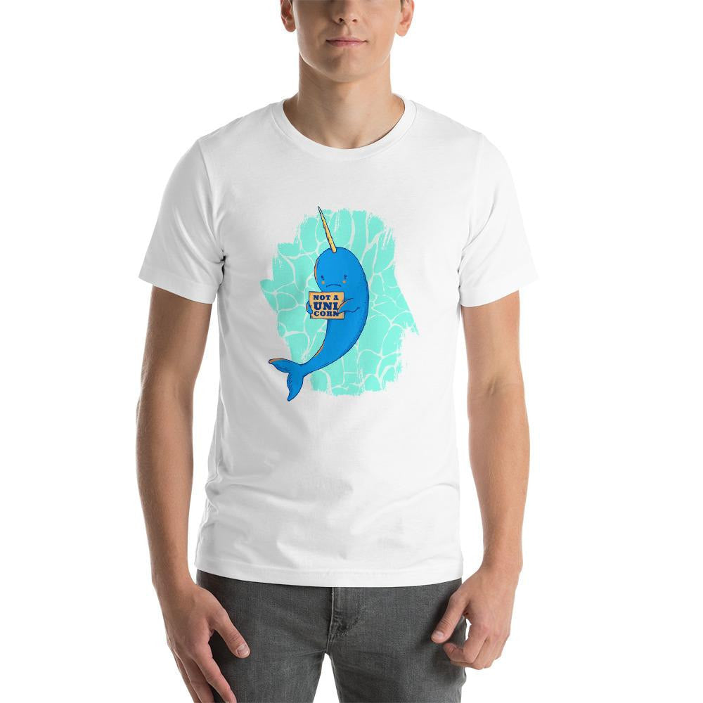 Unicorn Whale Half Sleeve T-Shirt — detail view 11