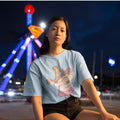 Nene-Chan Unisex Oversized T-Shirt — Light Blue