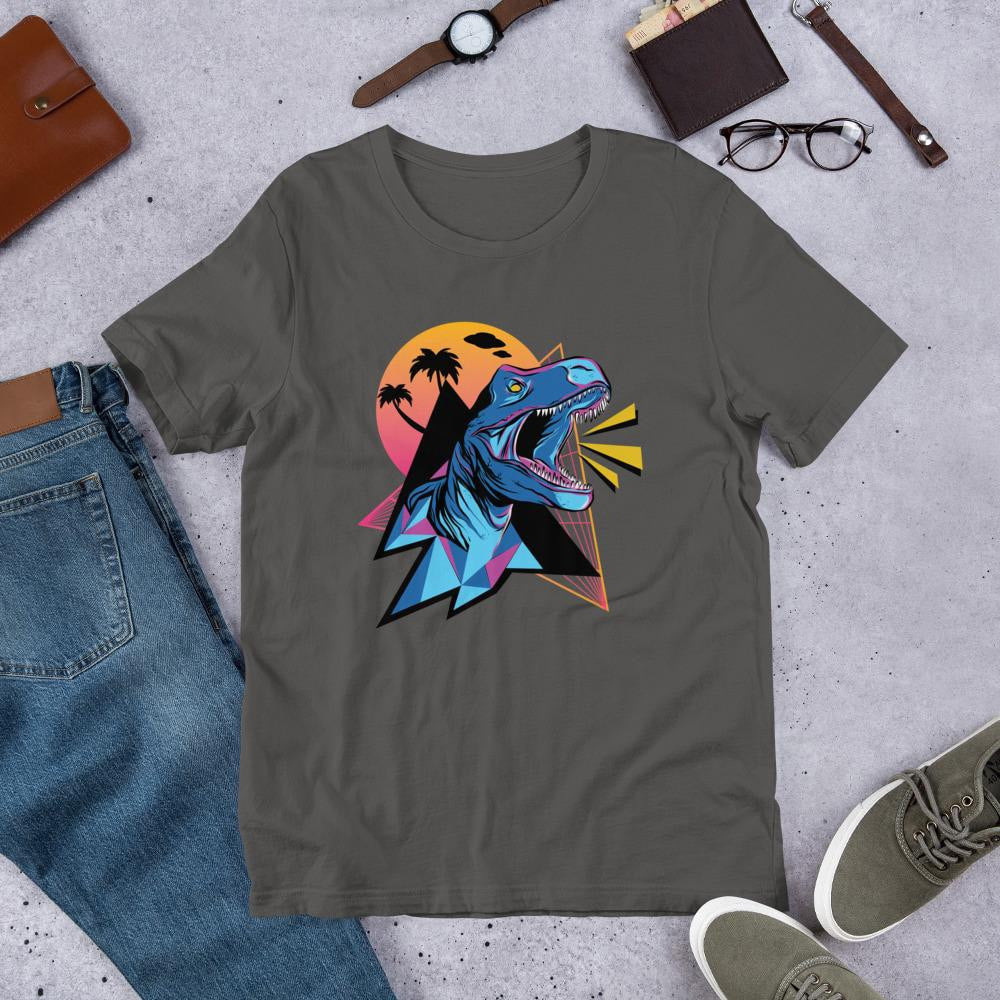 Neon Dino graphic tee – Fourth Dimension Club