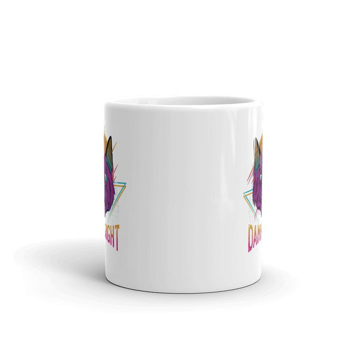 Neon Cat Coffee Mug