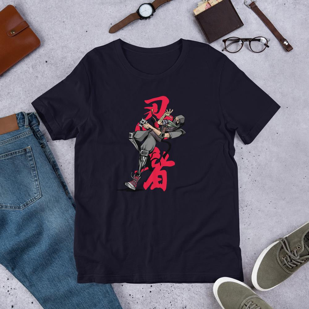 Ninja Half Sleeve T-Shirt — Navy