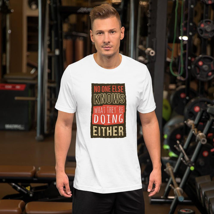 No One Knows Half Sleeve T-Shirt