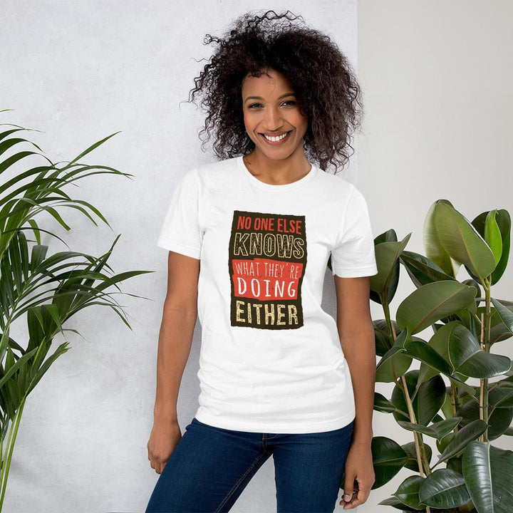 No One Knows Half Sleeve T-Shirt