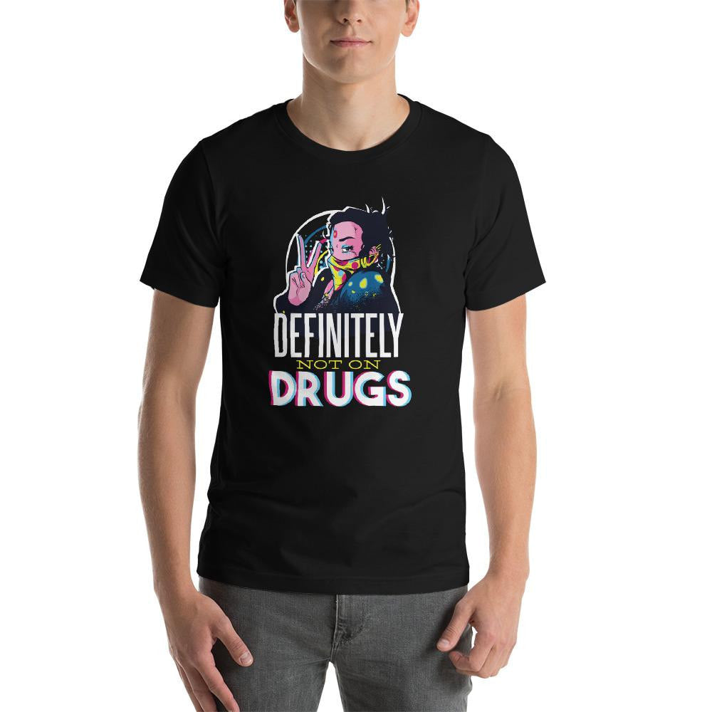 Not On Drugs Half Sleeve T-Shirt — detail view 9