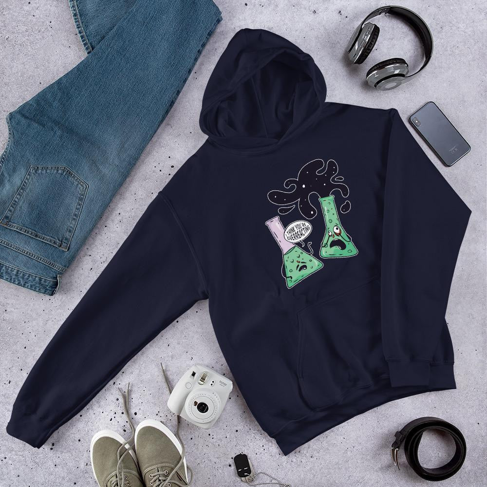 Over-reacting Hooded Sweatshirt — Navy