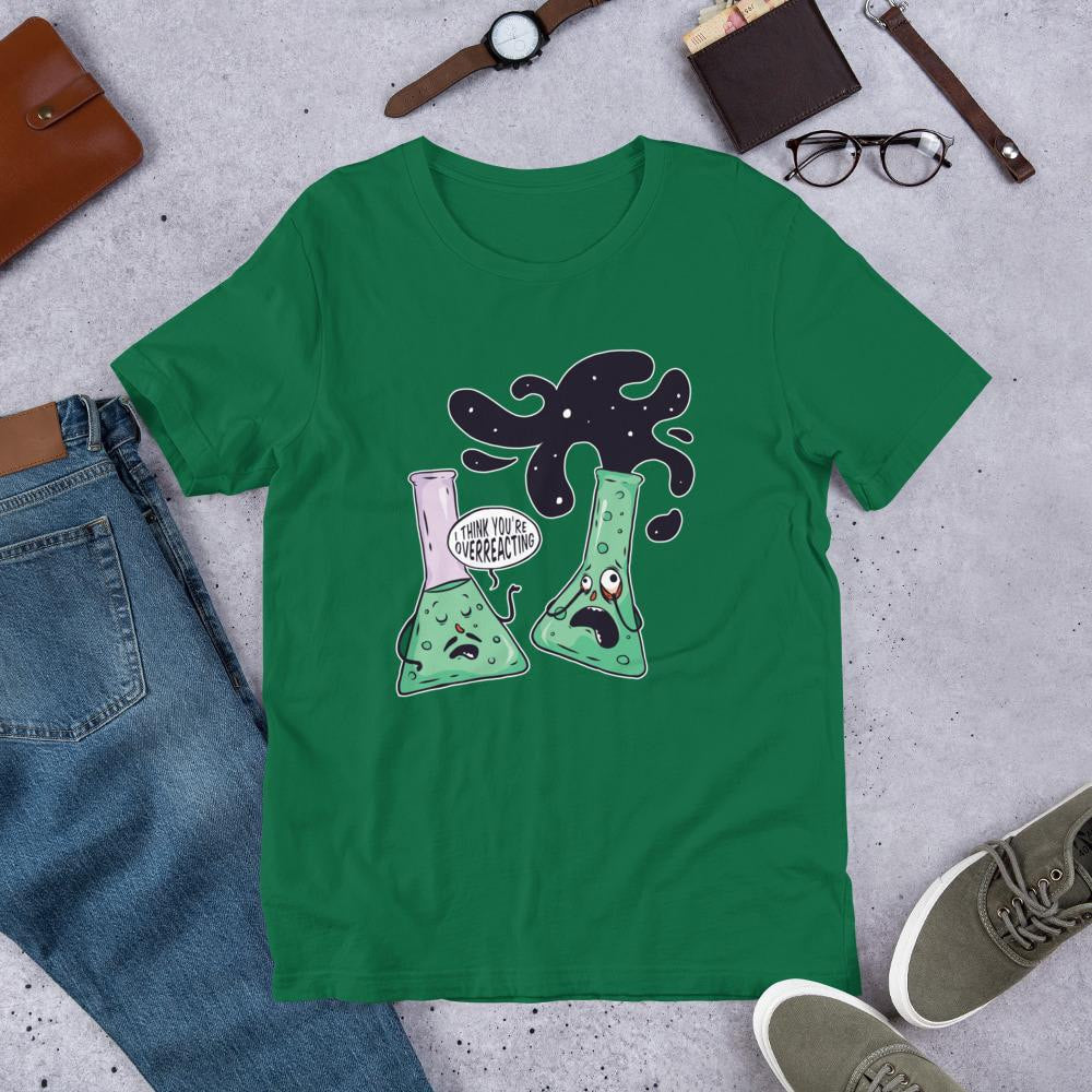 Over-reacting Half Sleeve T-Shirt — Green