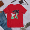 Over-reacting Half Sleeve T-Shirt — Red