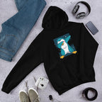 Penguin Dab Unisex Hooded Sweatshirt — Black