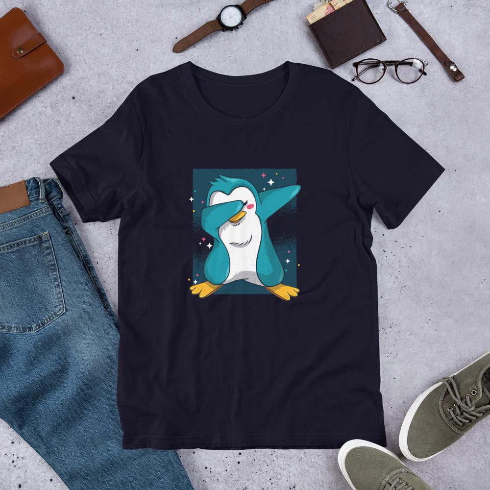 Penguin Dab Half Sleeve T-Shirt — Navy